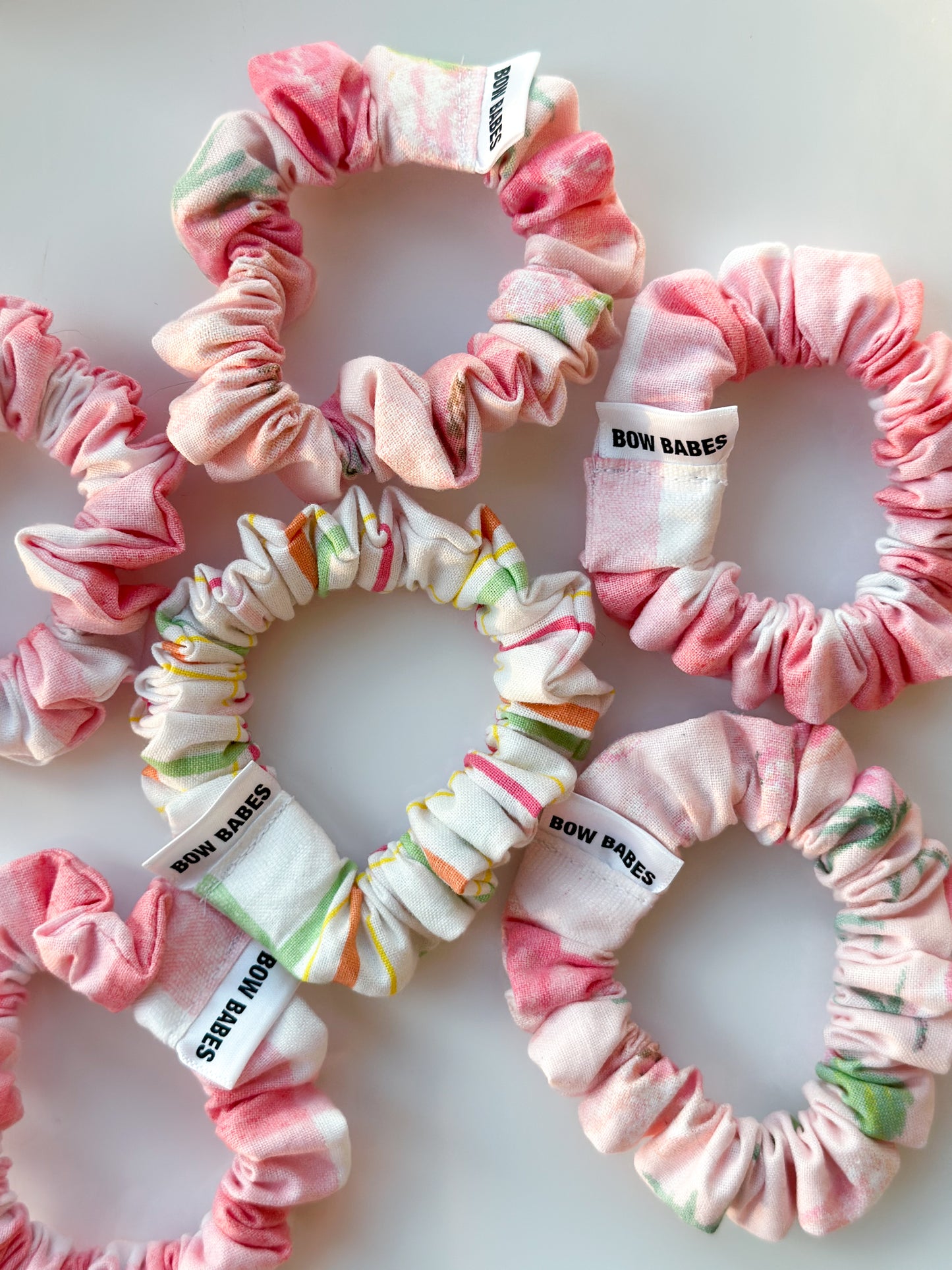 Colorful Check Print Scrunchie