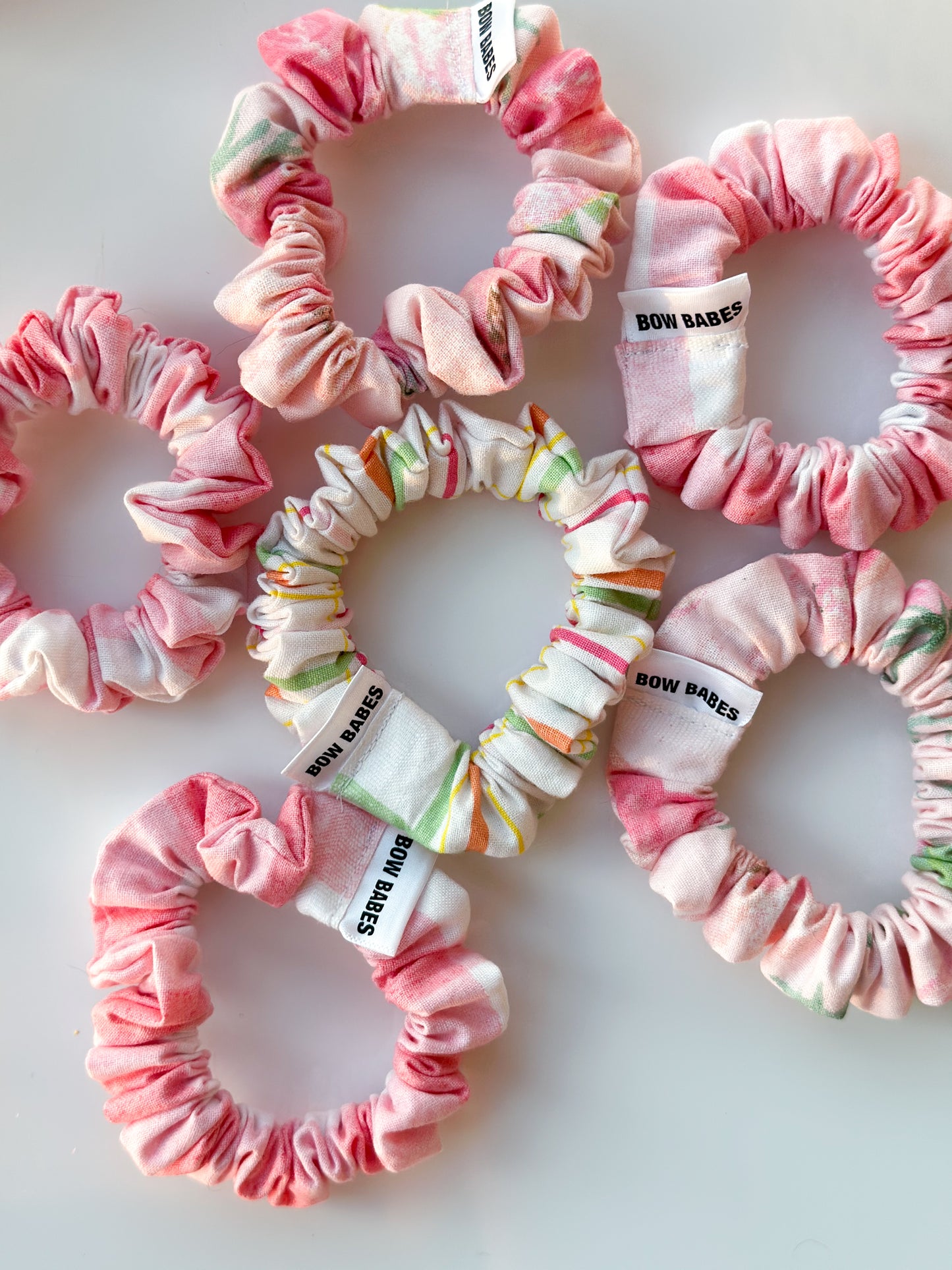 Colorful Check Print Scrunchie