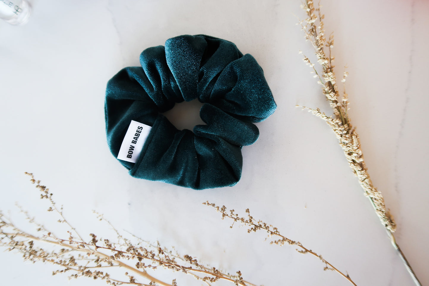 Emerald Green Velvet Everyday Scrunchie