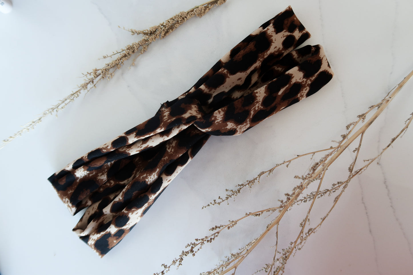 Leopard Print Turban Headband
