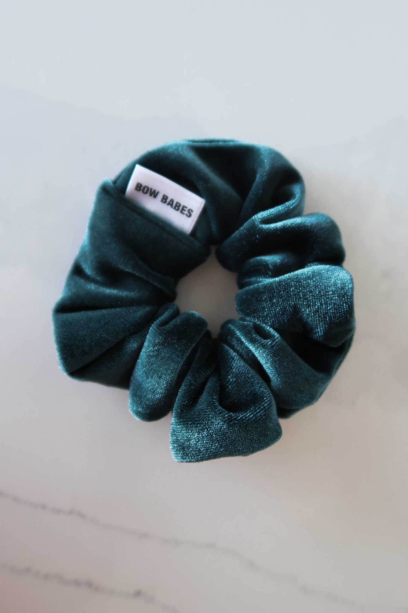 Emerald Green Velvet Everyday Scrunchie