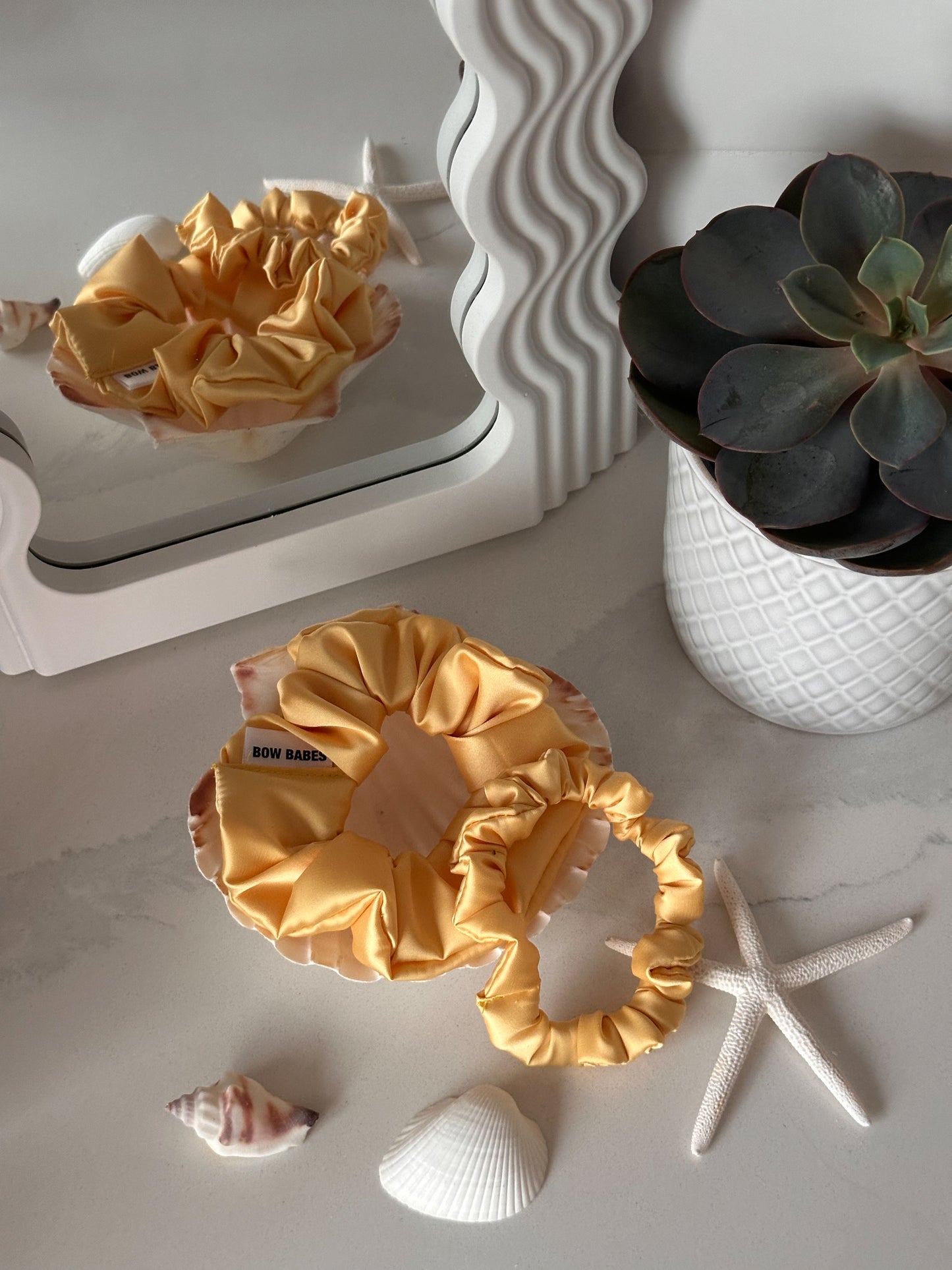 Sunshine Yellow Scrunchie