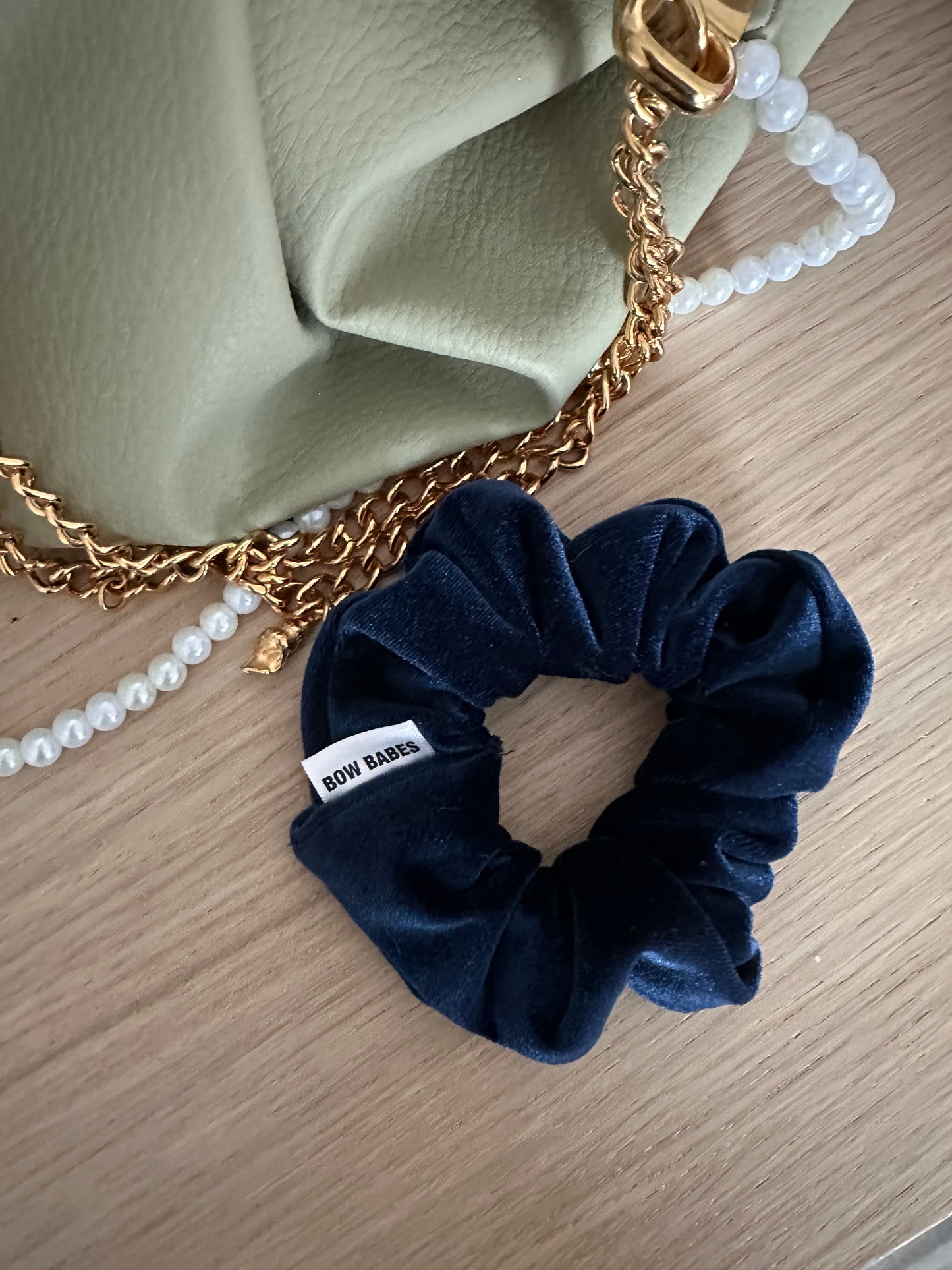 Royal Blue Velvet Everyday Scrunchie