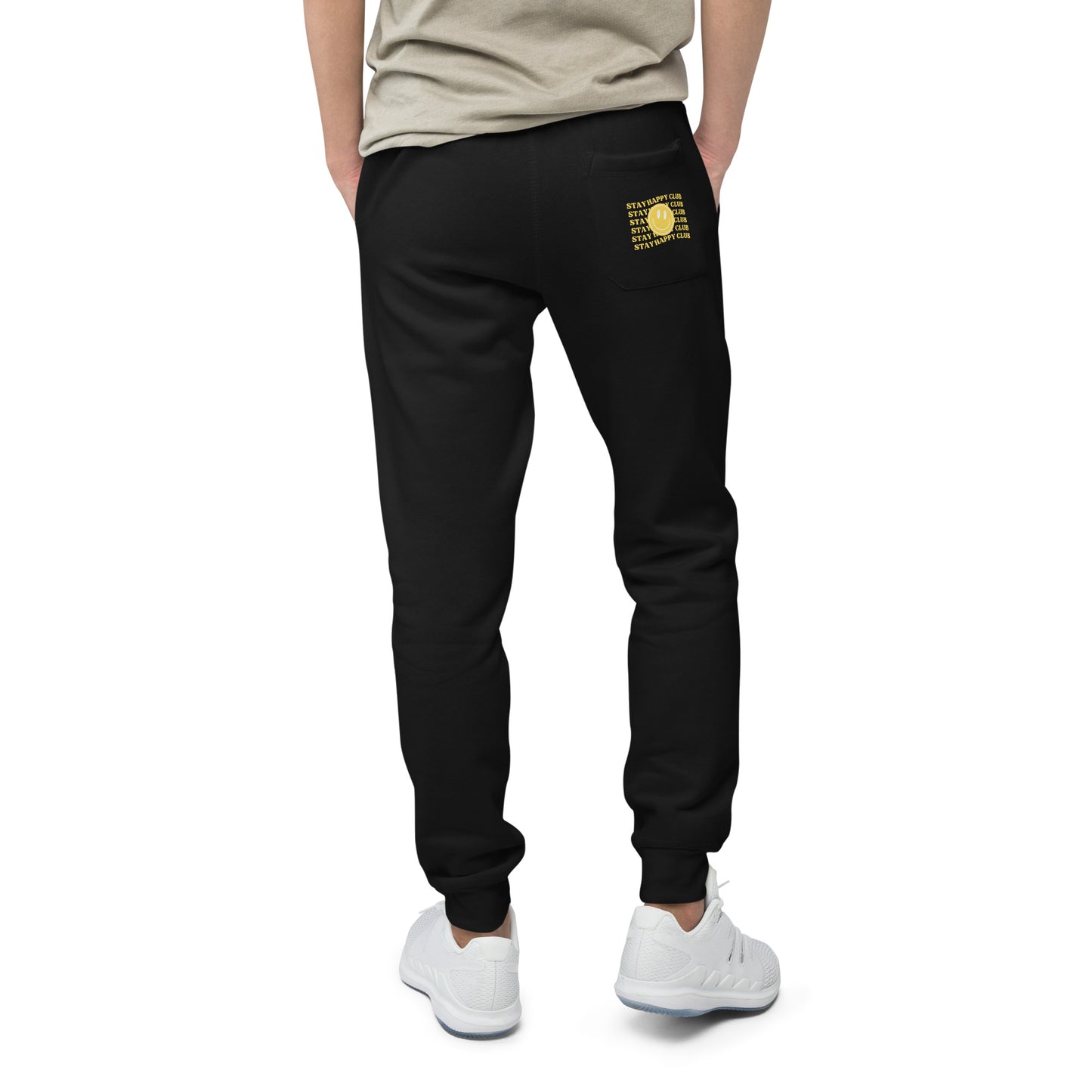 Stay Happy Club Unisex Fleece Sweatpants