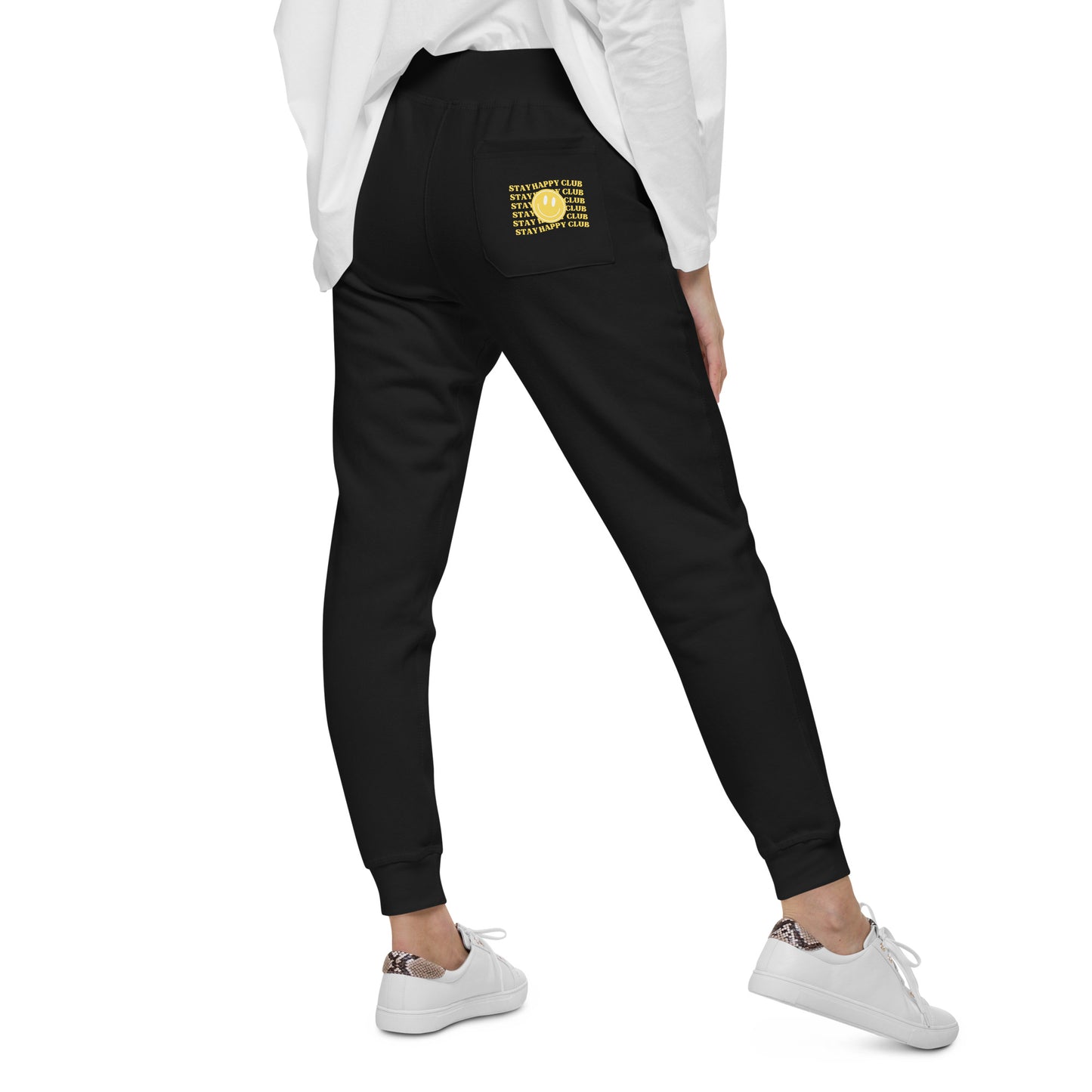Stay Happy Club Unisex Fleece Sweatpants