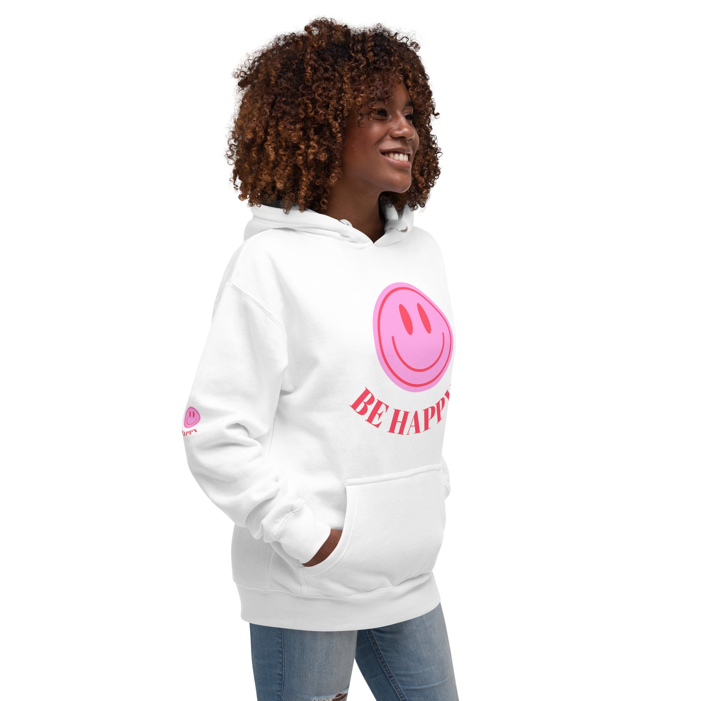 Be Happy Smiley Hoodie