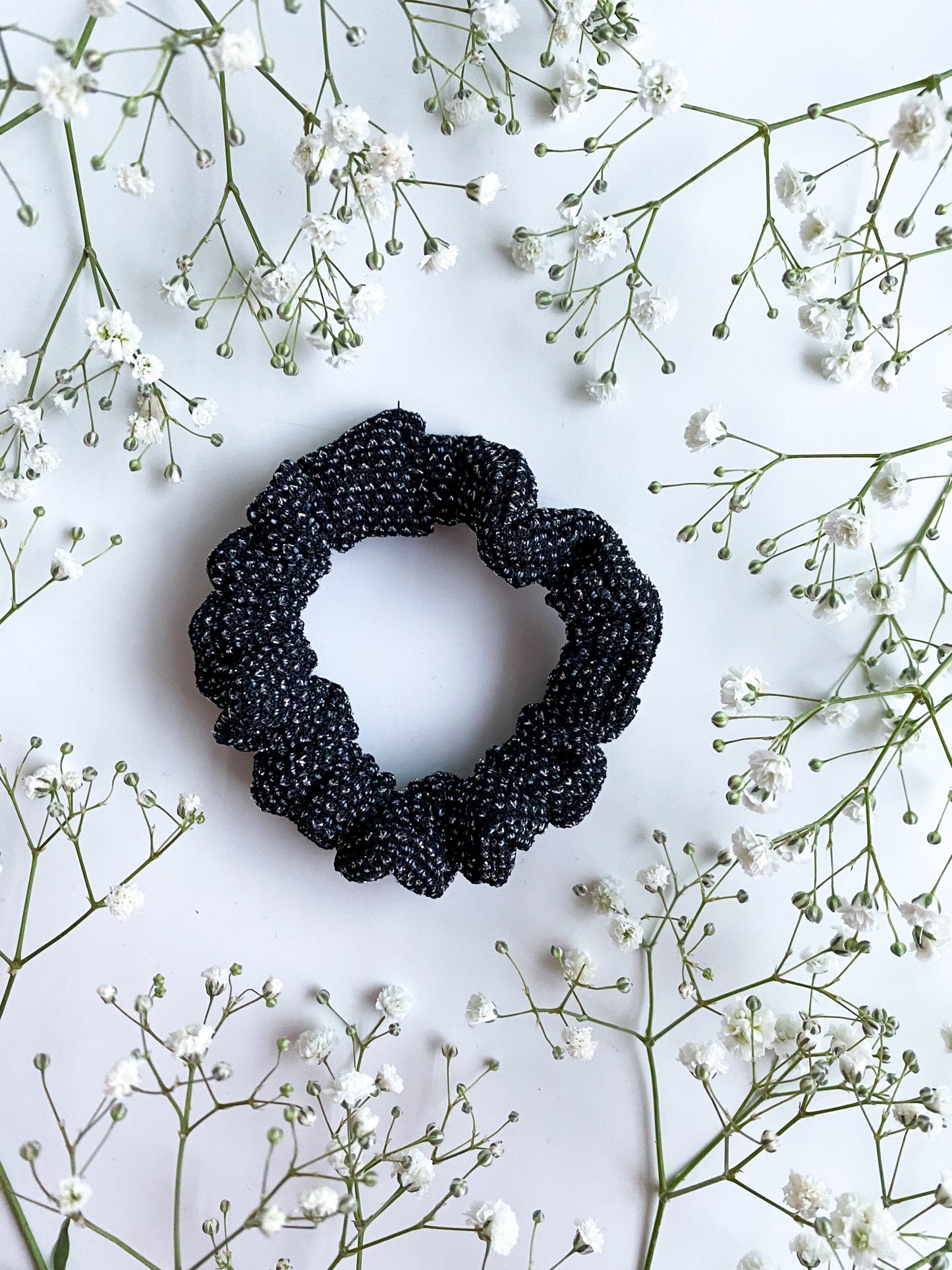 Platinum Mini Scrunchy