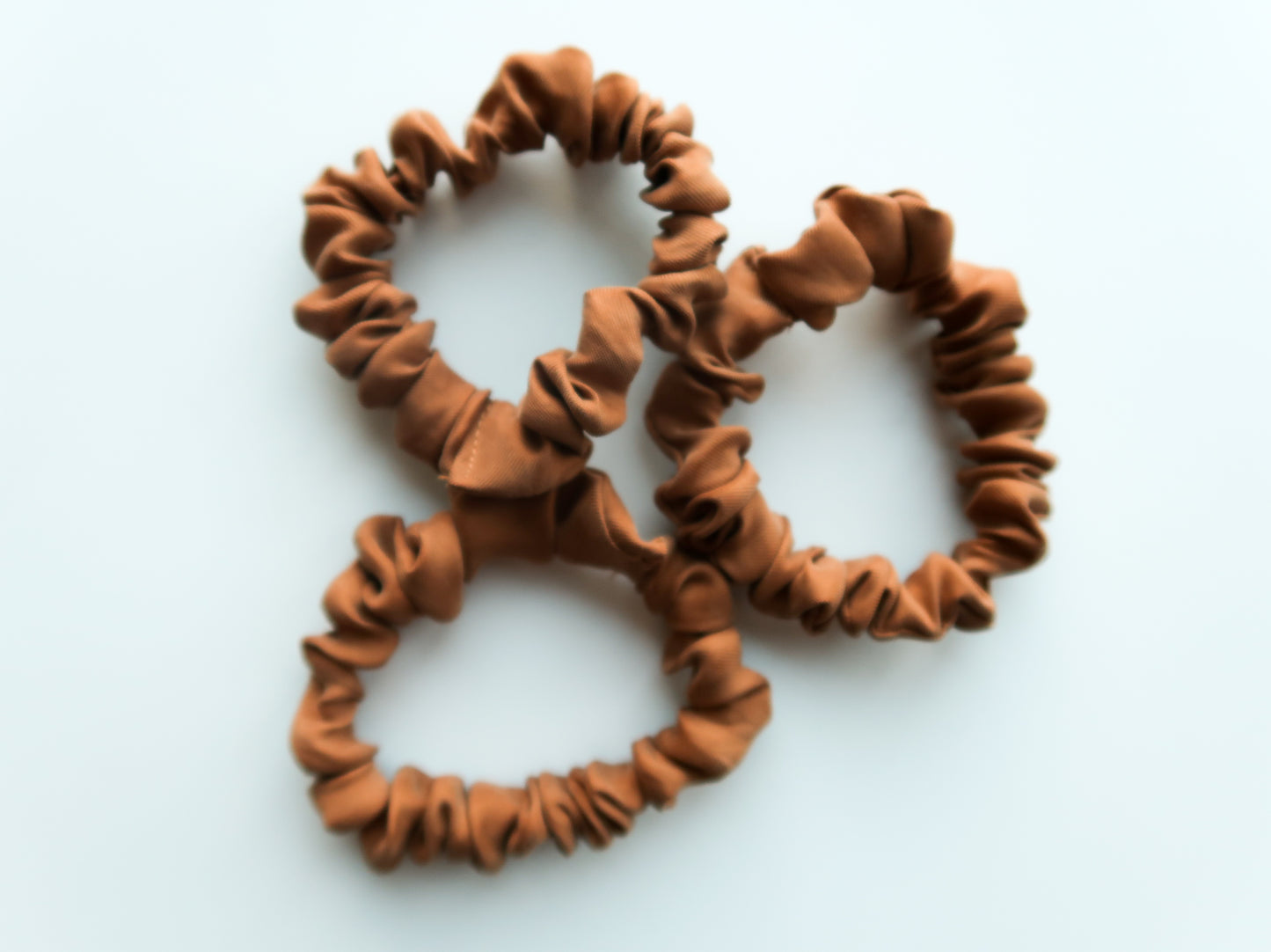 Mini Cinnamon Bun Scrunchie