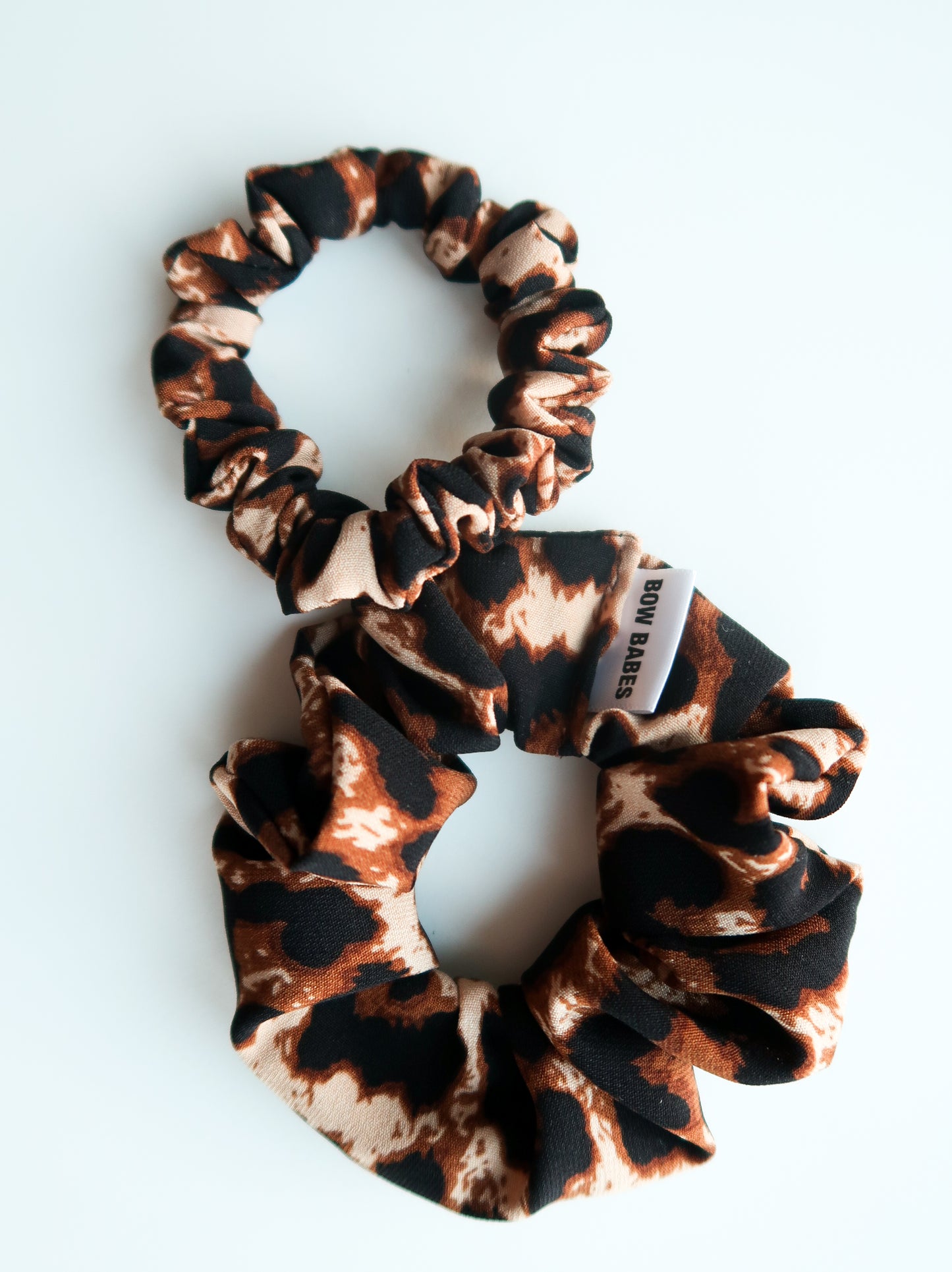 Mini Leopard Print Srunchie