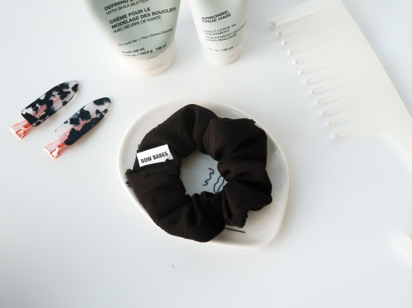Black Everyday Scrunchie