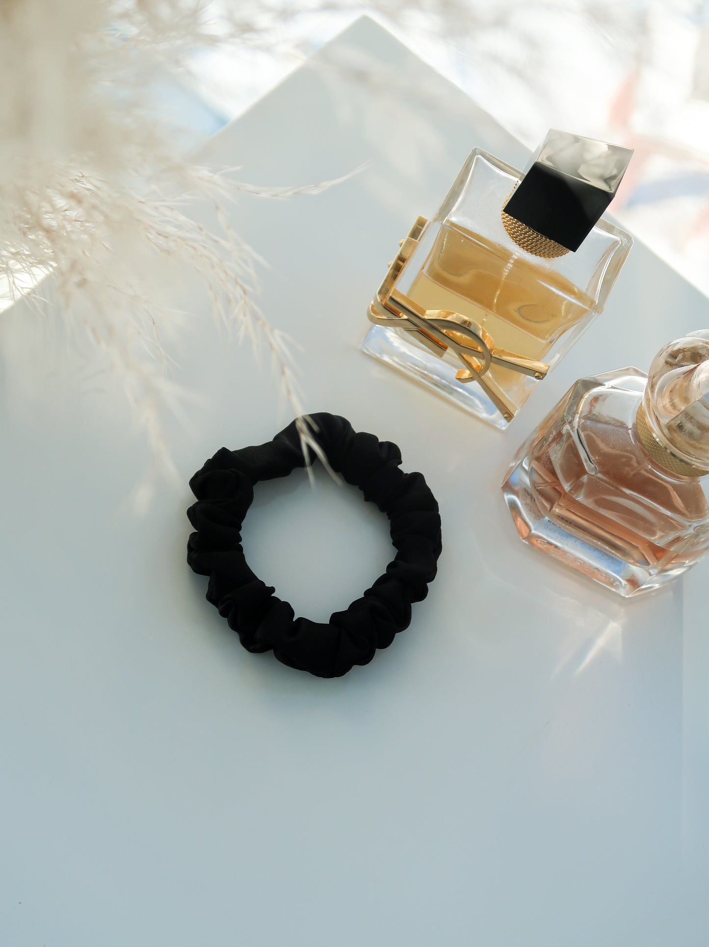 Mini Black Scrunchie