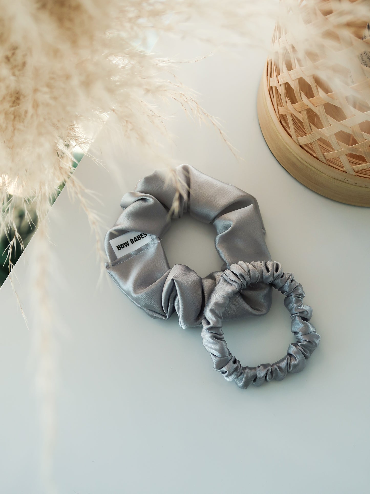 Silver Everyday Scrunchie