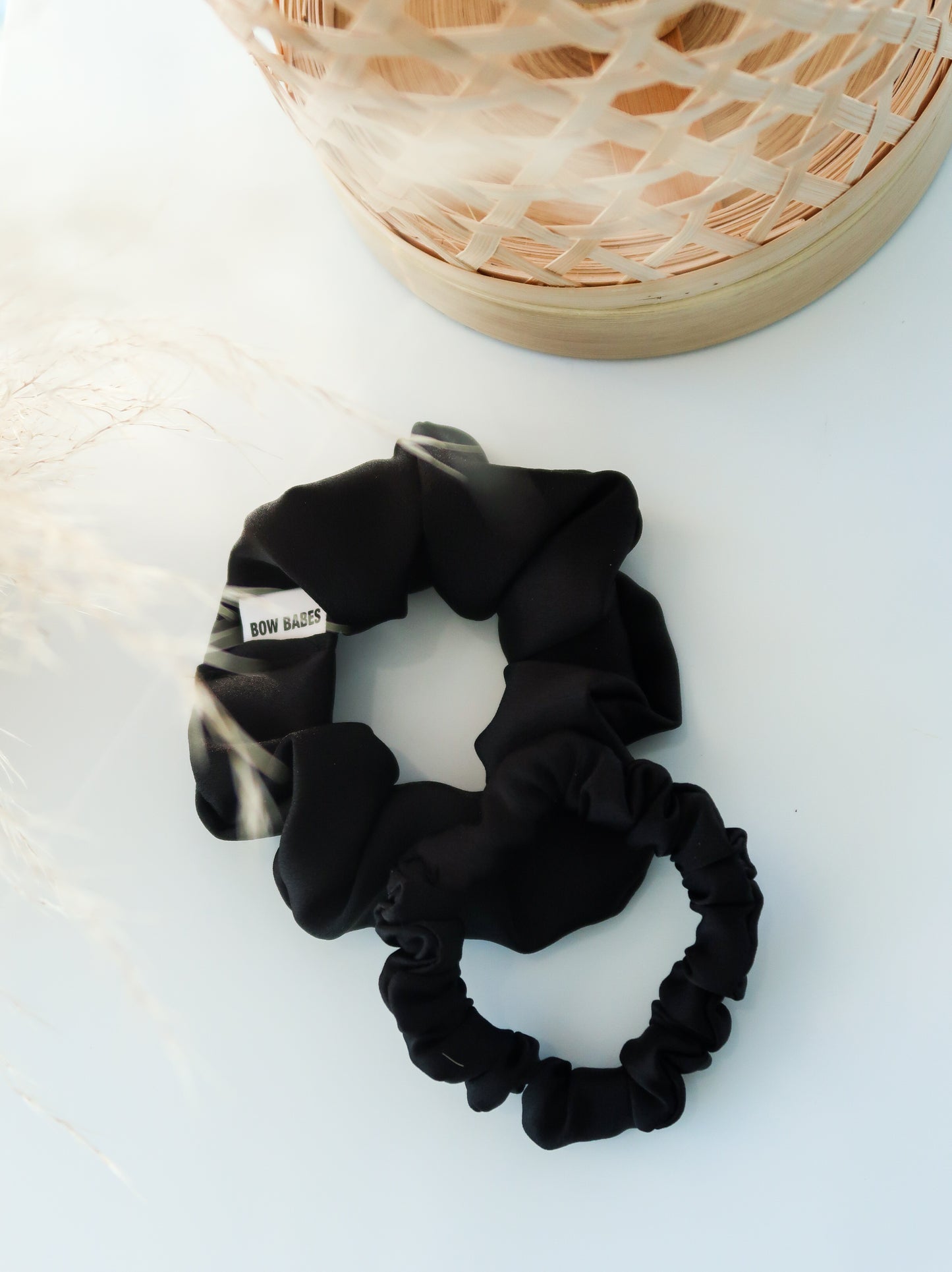 Mini Black Scrunchie