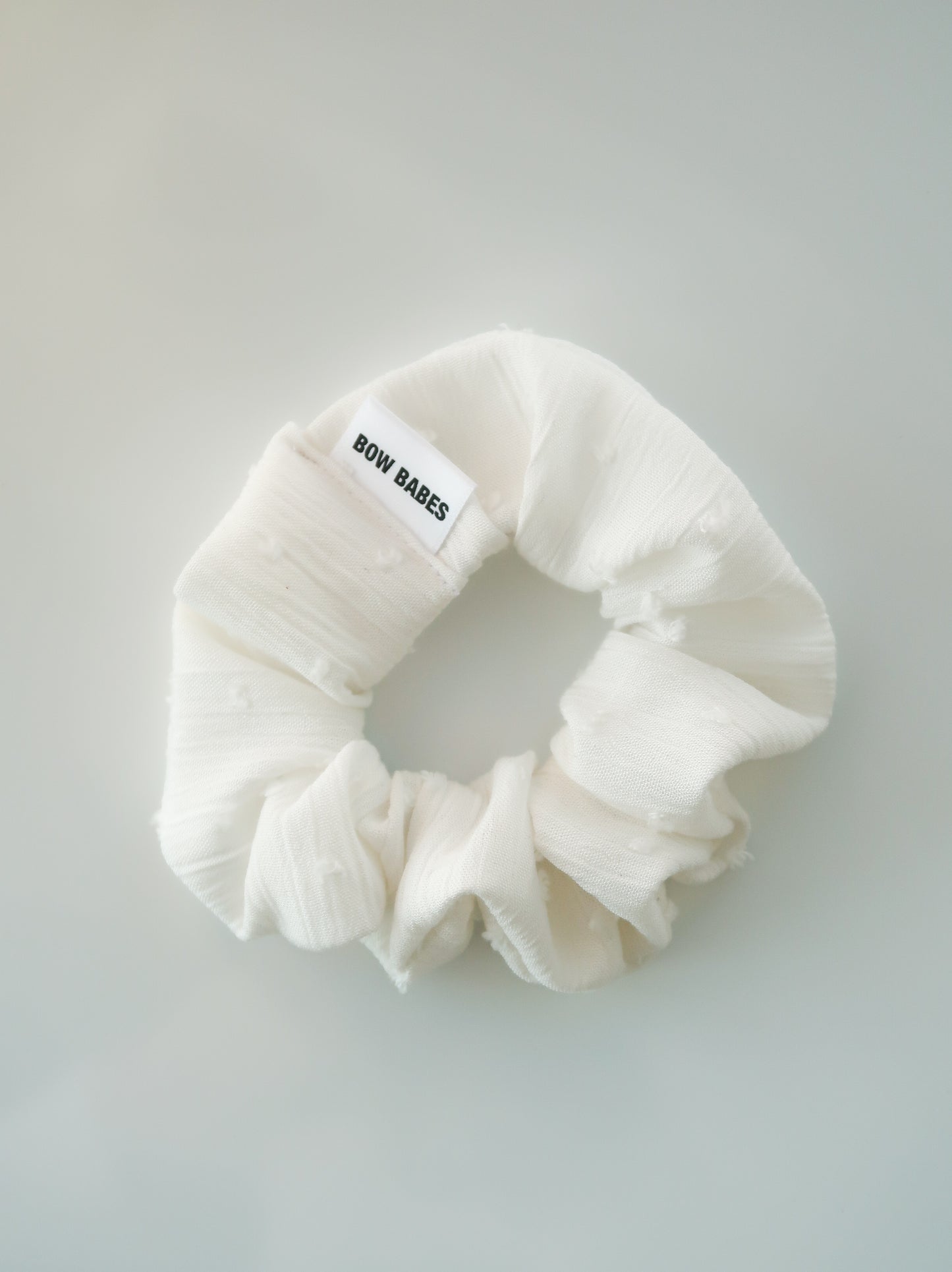 White Everyday Scrunchie