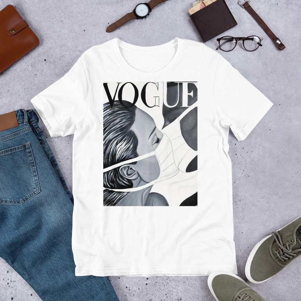 Vogue Couple Kissing Painting