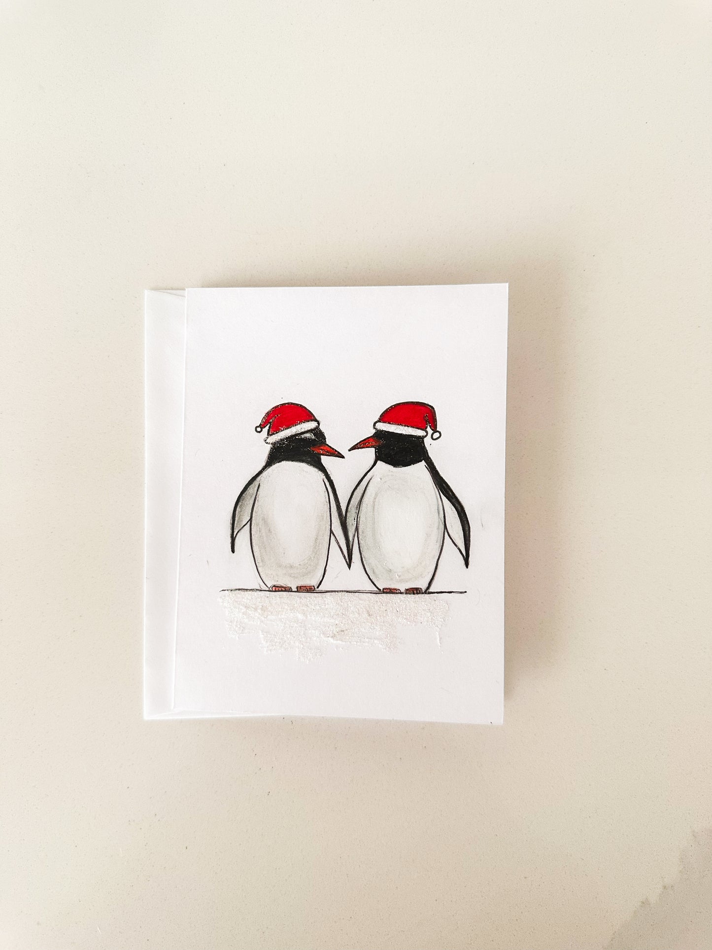 Love Birds Christmas Card
