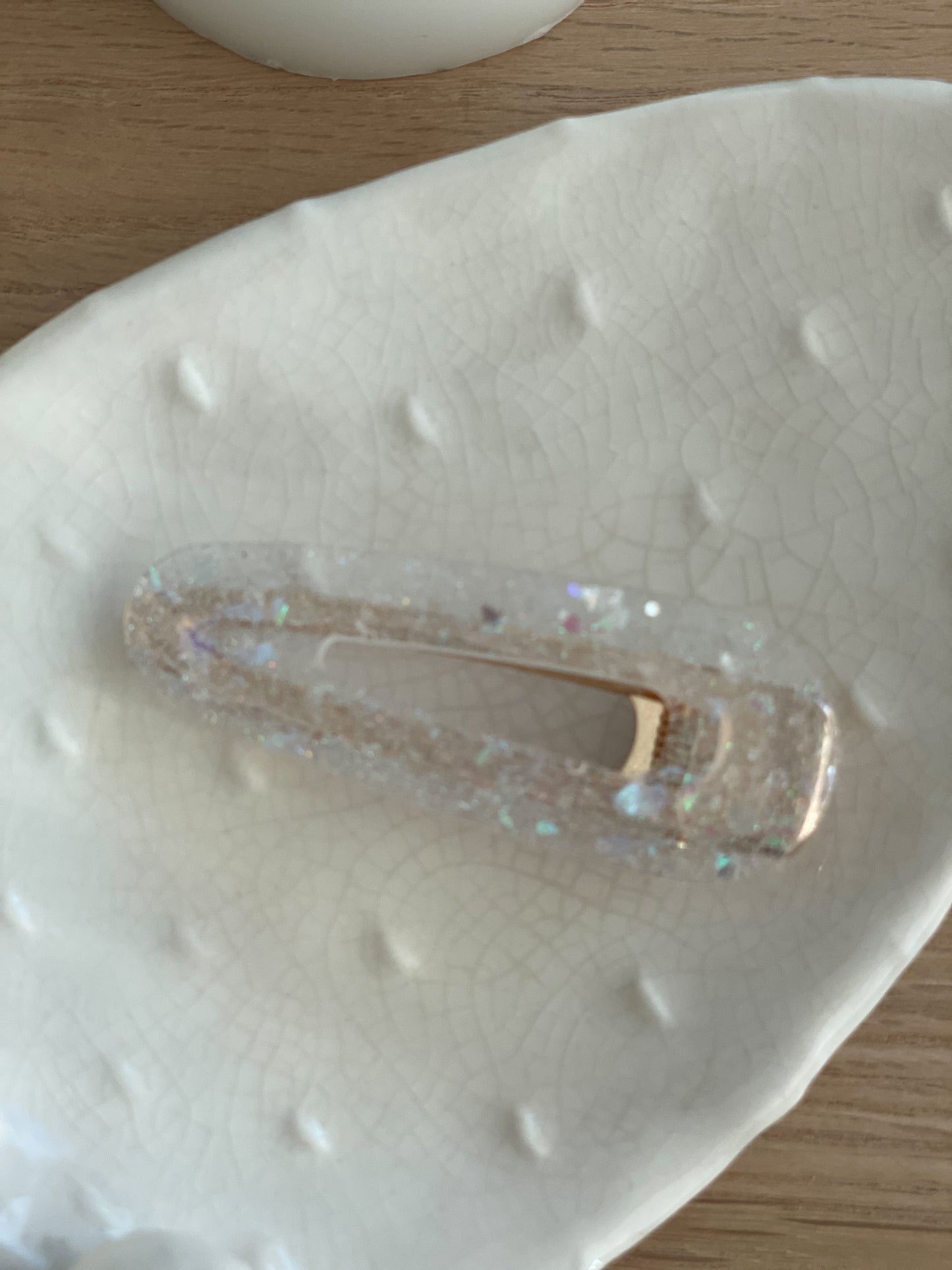 Crystal Clear Sparkly Barrette