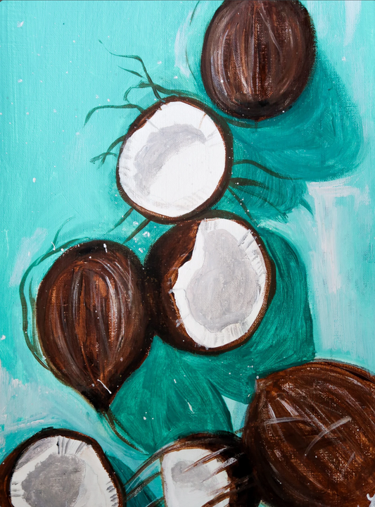 Coconut Painting