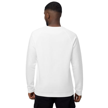 Stay Happy Club Unisex Organic Raglan Sweatshirt