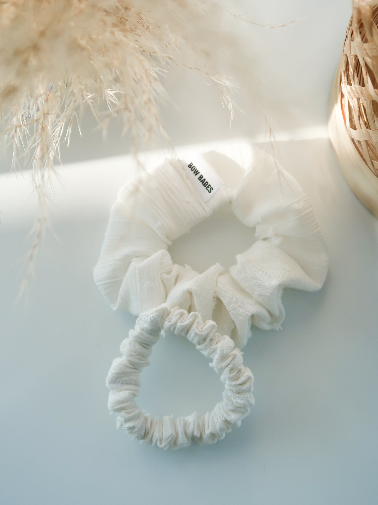 White Everyday Scrunchie