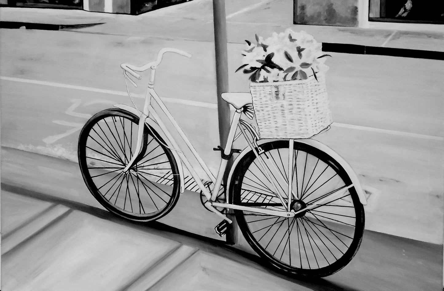 Une Bicyclette Fine Art Print